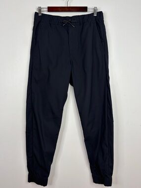 DU/ER NuStretch Joggers Mens 31 x 28 Black Relaxed Fit Sleek Travel Pants